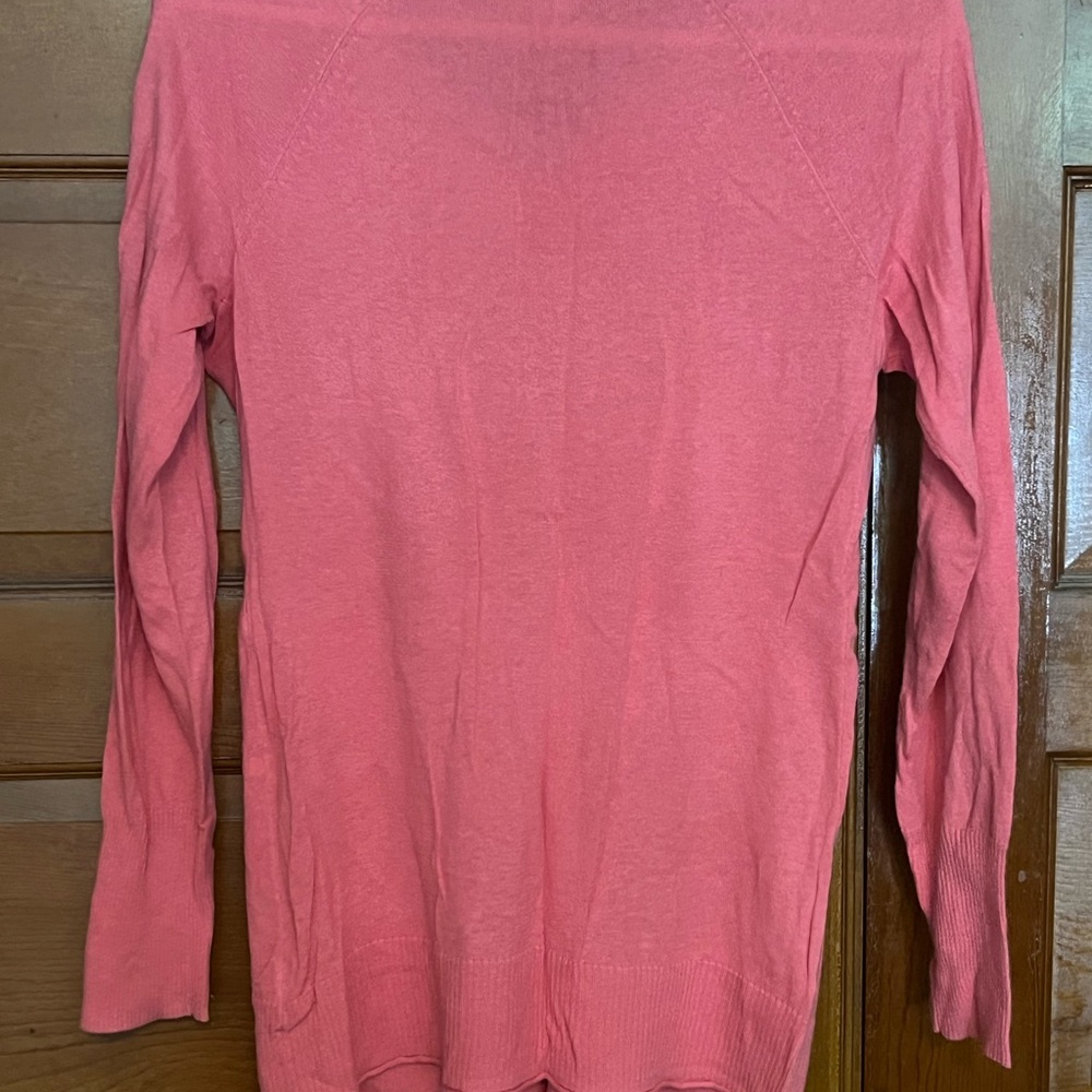 Target maternity, size, small lightweight, coral V-neck sweater